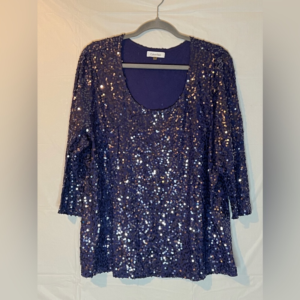 Calvin Klein Sequin Blouse